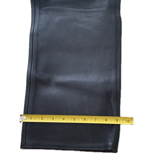 CHROME HEARTS - Men's Black Leather Pants - Picture 14 of 14